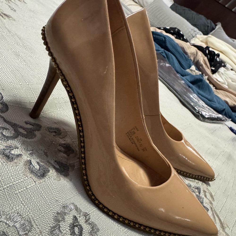 Elegant Tan High Heels